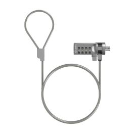 Aisens Cable De Seguridad Con Cerradura De Combinacion Para Ordenador, Portatil, Monitor 1,5 M