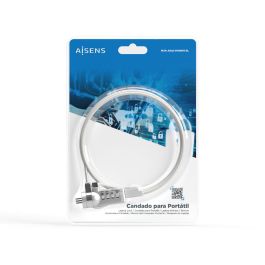 Aisens Cable De Seguridad Con Cerradura De Combinacion Para Ordenador, Portatil, Monitor 1,5 M