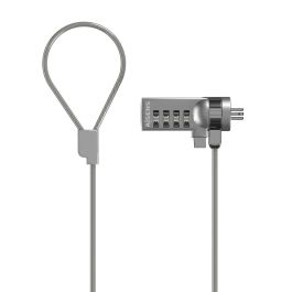 Aisens Cable De Seguridad Con Cerradura De Combinacion Para Ordenador, Portatil, Monitor 1,5 M