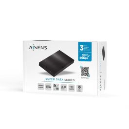 Aisens Caja Externa 2,5" Ase-2523B 9.5 mm Sata A Usb 3.0-Usb3.1 gren1 Negro