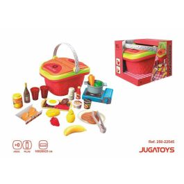 Cesta picnic con hornillo y accesorios 18x20x23cm Cesta picnic con hornillo y accesorios 18x20x23cm