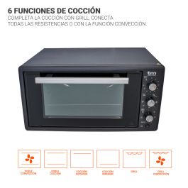 Horno de Convección TM Electron 45 L 45 L 200ºC