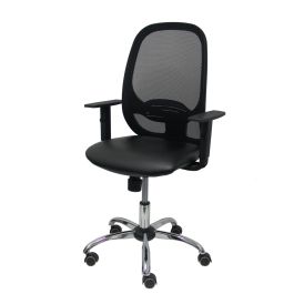 Silla de Oficina P&C 10CCRRN Con reposabrazos Negro