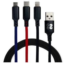 Cable Micro USB Subblim SUB-CAB-3IN101 Negro 1 m
