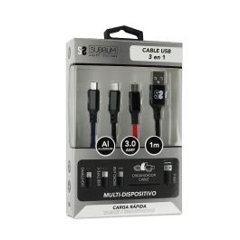 Cable Micro USB Subblim SUB-CAB-3IN101 Negro 1 m Precio: 12.94999959. SKU: B17YK66B75