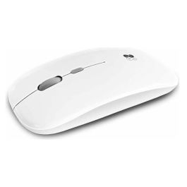 SUBBLIM Ratón Óptico Inalámbrico 2.4G y Bluetooth Dual Flat Mouse Recargable Blanco Precio: 13.50000025. SKU: S5622257