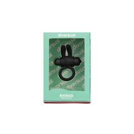 Anillo Conejito Vibrador Diversual Negro