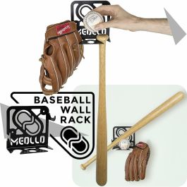 Soporte de pared para bate de Baseball Meollo (2 Unidades)