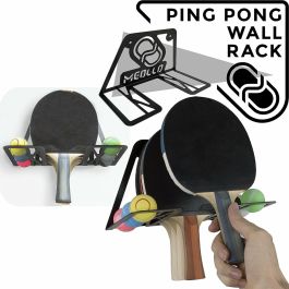 Soporte de pared para palas de ping pong Meollo 20 x 15 x 15 cm