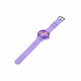 Smartwatch SPC Smartee Duo Vivo 9651T/ Notificaciones/ Frecuencia Cardíaca/ Púrpura/ Incluye Correa Extra