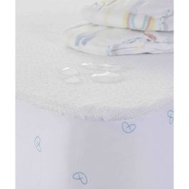 Cubrecolchón de cuna Mi bollito Blanco 1 x 70 x 140 cm Impermeable 2 Unidades