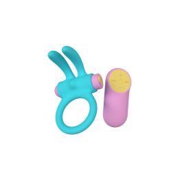 Anillo para el Pene Party Color Toys Azul Silicona