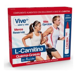 L-Carnitina Líquida Vive+ Quemagrasas (12 uds)