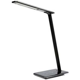 Flux´s lampara led flexo indus con carga inalambrica puerto usb 4 modos con 10 niveles de brillo temporizador negro Flux´s lampara led flexo indus con carga inalambrica puerto usb 4 modos con 10 niveles de brillo temporizador negro