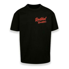 Camiseta de Manga Corta Hombre RADIKAL NICE FAT ASS Negro XL