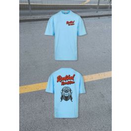 Camiseta de Manga Corta Hombre RADIKAL Bear Azul cielo L