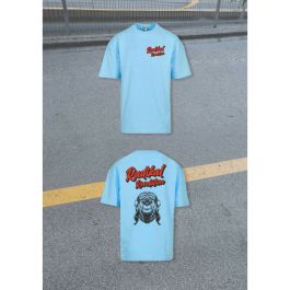 Camiseta de Manga Corta Hombre RADIKAL Bear Azul cielo XL