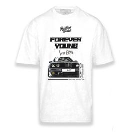 Camiseta de Manga Corta Hombre RADIKAL FOREVER YOUNG Blanco S