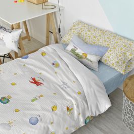 Juego de funda nórdica HappyFriday Le Petit Prince Multicolor Cama de 80/90 2 Piezas