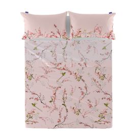 Sábana Encimera HappyFriday Chinoiserie rose Multicolor 180 x 270 cm (asiatico/oriental)