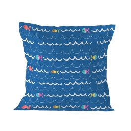 Funda de almohada HappyFriday Moshi Moshi Sea Life Multicolor 80 x 80 cm Precio: 6.69000046. SKU: B13Q99DHBS