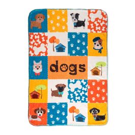 Manta HappyFriday Mr Fox Dogs Multicolor Microfibra 110 x 140 cm (Perro) Precio: 44.164999624900005. SKU: B195F7SQ53