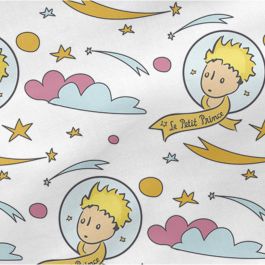 Funda de almohada HappyFriday Le Petit Prince Ses amis Multicolor 50 x 75 cm