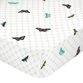 Sábana Bajera Ajustable HappyFriday Birds of paradise Multicolor 160 x 200 x 32 cm Precio: 35.95000024. SKU: B1AMFWR3FP