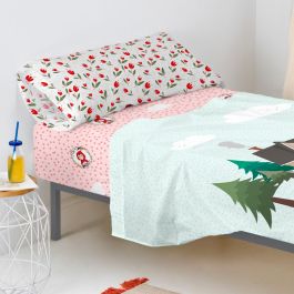 Sábana Bajera HappyFriday MR FOX Multicolor Cama de 90