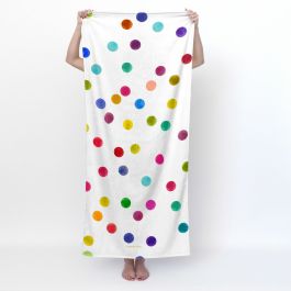 Toalla de baño HappyFriday Confetti Multicolor 70 x 150 cm