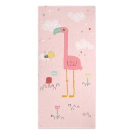 Toalla de baño HappyFriday Moshi Moshi Hola Multicolor 70 x 150 cm