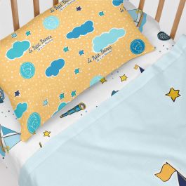 Juego de Sábanas HappyFriday Le Petit Prince Navigateur Multicolor Cuna de Bebé 2 Piezas