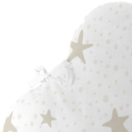 Protector de Cuna HappyFriday Basic Kids Little star Beige 60 x 40 cm