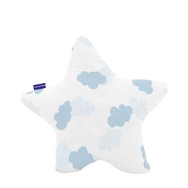 Cojín HappyFriday Basic Azul Estrella Nubes 50 x 50 cm Precio: 15.1250007139. SKU: B1DM732BGD