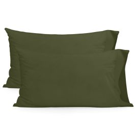 Funda de almohada HappyFriday Basic Verde 50 x 75 cm (2 Unidades) Precio: 30.50000052. SKU: B14DVRXDHV