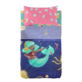 Juego de Sábanas HappyFriday Mr Fox Happy Mermaid Multicolor Cuna de Bebé 2 Piezas