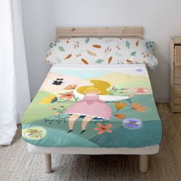 Juego de Sábanas HappyFriday Mr Fox Dreaming Multicolor Cama de 105 2 Piezas