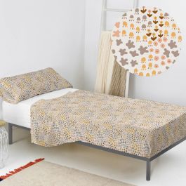 Juego de Sábanas HappyFriday HF Mini Autumn Multicolor Cama de 80/90 2 Piezas