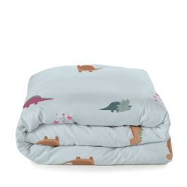 Juego de funda nórdica HappyFriday Mini dinosaur Multicolor Cama de 105 2 Piezas