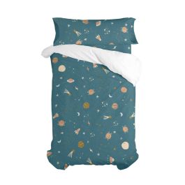 Juego de funda nórdica HappyFriday Mini universe Multicolor Cama de 105 2 Piezas