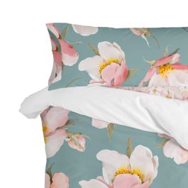 Funda de almohada HappyFriday Spring Blossom Multicolor 45 x 155 cm