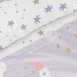 Juego de Sábanas HappyFriday Moshi Moshi Moons Multicolor Cama de 80/90 2 Piezas