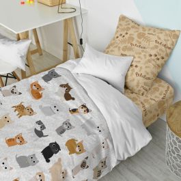 Juego de funda nórdica HappyFriday Mr Fox Cats Multicolor Cama de 80 2 Piezas