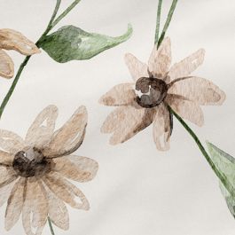 Funda de almohada HappyFriday Tinny bloom Multicolor Cama de 90 45 x 110 cm