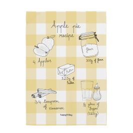 Paño de Cocina HappyFriday Apple pie Multicolor 70 x 50 cm (2 Unidades)