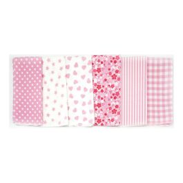 Paño de Cocina Naturals Patchwork 6 Unidades Rosa Paño de Cocina Naturals Patchwork 6 Unidades Rosa