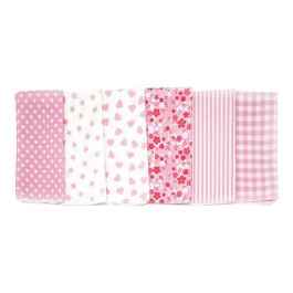 Paño de Cocina Naturals Patchwork 6 Unidades Rosa Paño de Cocina Naturals Patchwork 6 Unidades Rosa