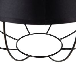 Lámpara de Techo Negro Dorado Metal 30 x 30 x 41 cm