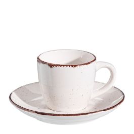 Juego de Tazas de Café Blanco Gres 6 Piezas Precio: 38.50000022. SKU: B13VVFYBHD