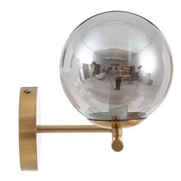 Lámpara de Pared Cristal Dorado Metal 22 x 22 x 22 cm Precio: 32.95000005. SKU: S8800424